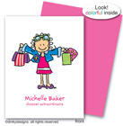 Dinky Designs Foldover Notes - Shopper Jane (NC-412S)