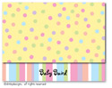 Dinky Designs Foldover Notes - Pastel Dots