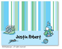 Dinky Designs Foldover Notes - Snips & snails