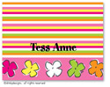 Dinky Designs Foldover Notes - Posie paradise