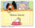 Dinky Designs Foldover Notes - Dog gone baby