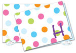 Dinky Designs Foldover Notes - Bubble Gum Dots (NC-806B)