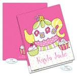 Dinky Designs Foldover Notes - Tea Party (NC-807T)