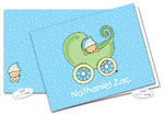 Dinky Designs Foldover Notes - Sweet Pea Buggy - Boy (NC-865S)