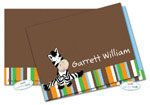 Dinky Designs Foldover Notes - Zebra Stripes (NC-884Z)