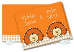 Dinky Designs Foldover Notes - Twin Hedgehog Babies (NC-890T)