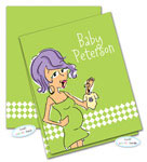 Dinky Designs Foldover Notes - Baby Bump/We're Pregnant! (NC-895B)