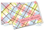 Dinky Designs Foldover Notes - Lizzie Plaid (NC-913L)