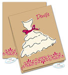 Dinky Designs Foldover Notes - Bridesmaid/Bridesmaid...Bride! (NC-918B)