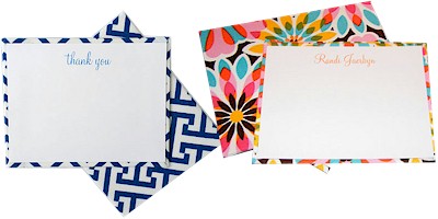 Fabric-Backed Stationery by HB Designs