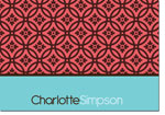 I'm Inkpressed Stationery - Kaleidescope Aqua (#FNC-1234)