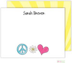 Kelly Hughes Designs - Stationery (Peace & Love) (f370)