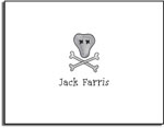 Kelly Hughes Designs - Stationery (Skull-X-Bones) (n392)
