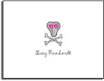 Kelly Hughes Designs - Stationery (Pink Skull) (n393)