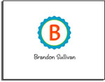 Kelly Hughes Designs - Stationery (Orange Bottlecap) (n399)