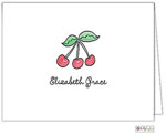 Stationery/Thank You Notes by Kelly Hughes Designs (Rosy Red Cherries)