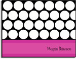 Kelly Hughes Designs - Stationery (Magenta Dots) (viv103)