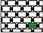 Kelly Hughes Designs - Stationery (Green Chain) (viv104)