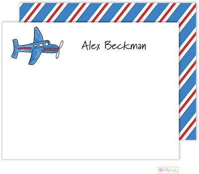 Stationery/Thank You Notes by Kelly Hughes Designs (Airplane)