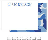 Stationery/Thank You Notes by Kelly Hughes Designs (Blue Camo)