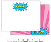 Stationery/Thank You Notes by Kelly Hughes Designs (Pink Superhero)