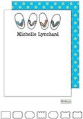 Stationery/Thank You Notes by Kelly Hughes Designs (Summer Flip Flops)