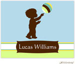 Personalized Stationery/Thank You Notes by Little Lamb Design - Boy Silhouette
