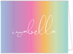 Stationery/Thank You Notes by Modern Posh - Ombre Rainbow