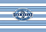 Noteworthy College Folded Note Stationery - Tar Heels Logo (CFN521)