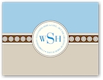 Noteworthy - Faux Stamp Imprintables (Sand & Sea Rosettes Folded Note) (FN2706)