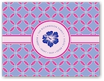 Noteworthy - Faux Stamp Imprintables (Looped Fuchsia Folded Note) (FN2711)