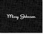 Noteworthy Collections - Stationery (3 Square Black) (FN-1202)