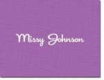 Noteworthy Collections - Stationery (3 Square Plum) (FN-1205)
