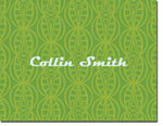 Noteworthy Collections - Stationery (Art Deco Bubbles Green) (FN-1208)