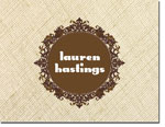 Noteworthy Collections - Stationery (Framed Life Linen) (FN-1243)