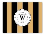 PSA Essentials - LuLu Stampable Note Cards (Cabana Stripe Black)