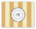 PSA Essentials - LuLu Stampable Note Cards (Cabana Stripe Caramel)