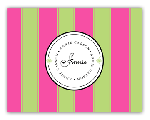 PSA Essentials - LuLu Stampable Note Cards (Cabana Stripe Pink)