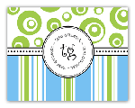 PSA Essentials - LuLu Stampable Note Cards (Deco Blue & Green)