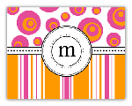 PSA Essentials - LuLu Stampable Note Cards (Deco Pink & Orange)