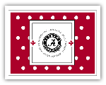 PSA Essentials - LuLu Stampable Note Cards (Swiss Dot Dark Red)