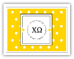 PSA Essentials - LuLu Stampable Note Cards (Swiss Dot Gold)