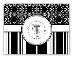 PSA Essentials - LuLu Stampable Note Cards (Lace Black & White)