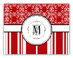 PSA Essentials - LuLu Stampable Note Cards (Lace Red)