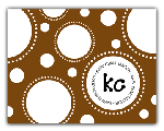 PSA Essentials - LuLu Stampable Note Cards (Lily Pad Brown)