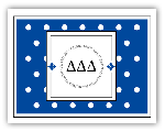 PSA Essentials - LuLu Stampable Note Cards (Swiss Dot Medium Blue)