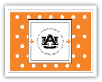 PSA Essentials - LuLu Stampable Note Cards (Swiss Dot Orange)
