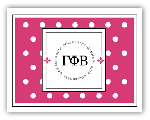 PSA Essentials - LuLu Stampable Note Cards (Swiss Dot Pink)