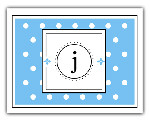 PSA Essentials - LuLu Stampable Note Cards (Swiss Dot Blue)