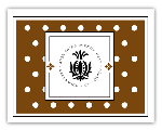 PSA Essentials - LuLu Stampable Note Cards (Swiss Dot Brown)